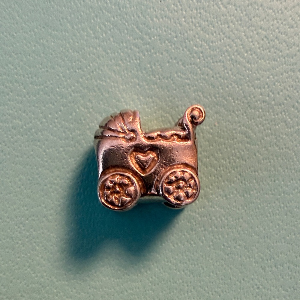 Pandora Silver Baby Carriage Charm